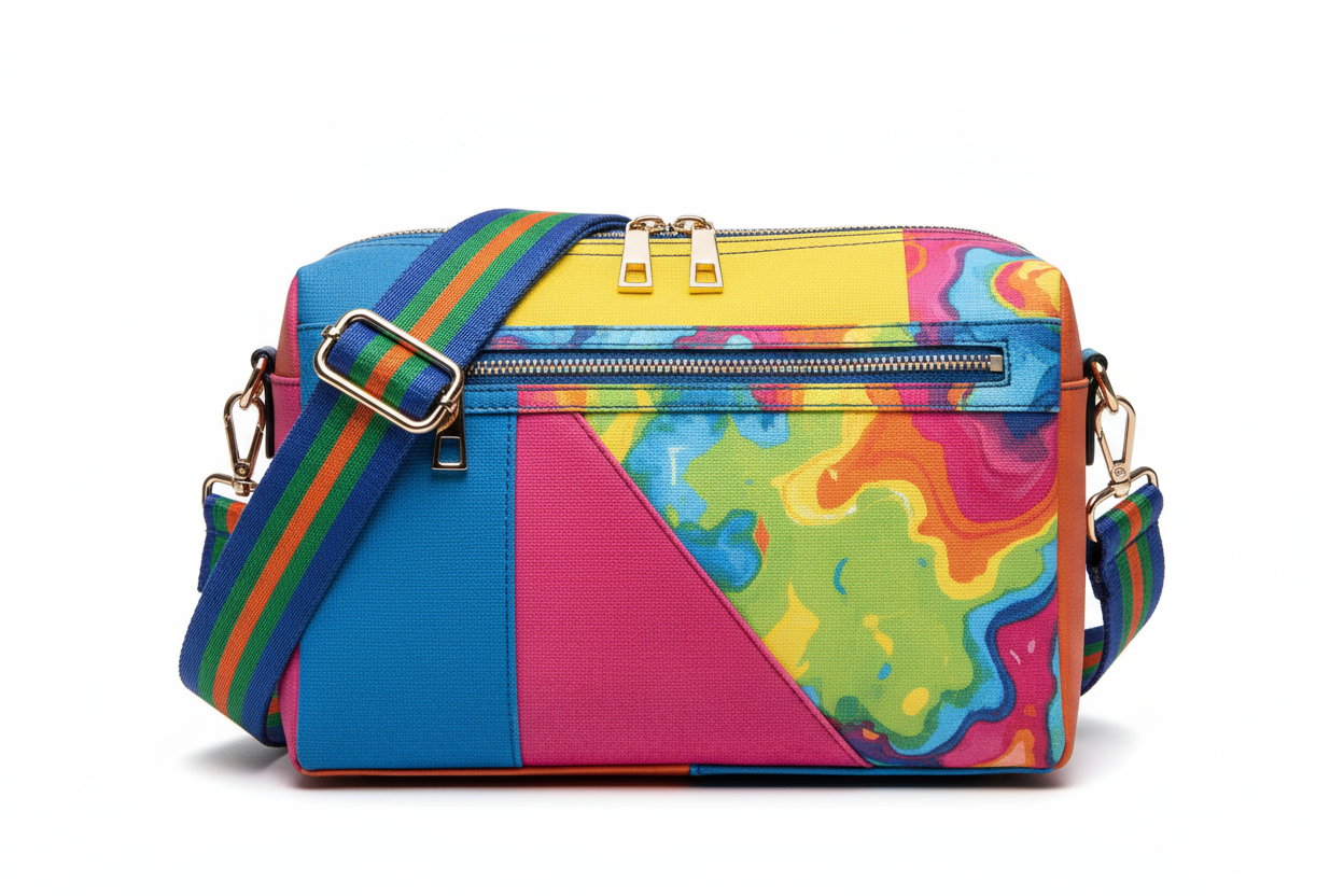 women's bags portable Messenger bag zipper women's bags creative Boston women's bags. colorful