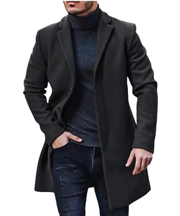 men's woolen coat trench coat 7