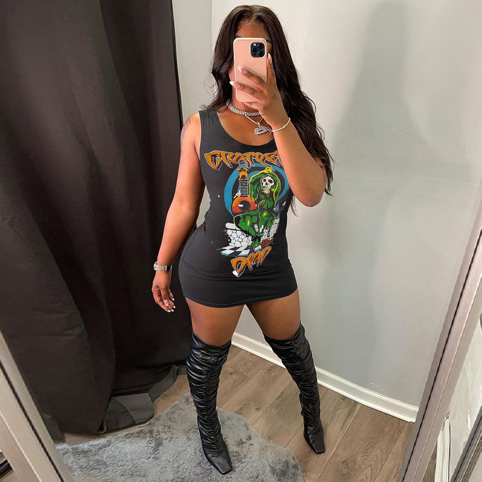 Women's Fashion Casual Sexy Summer Tank Dress 9