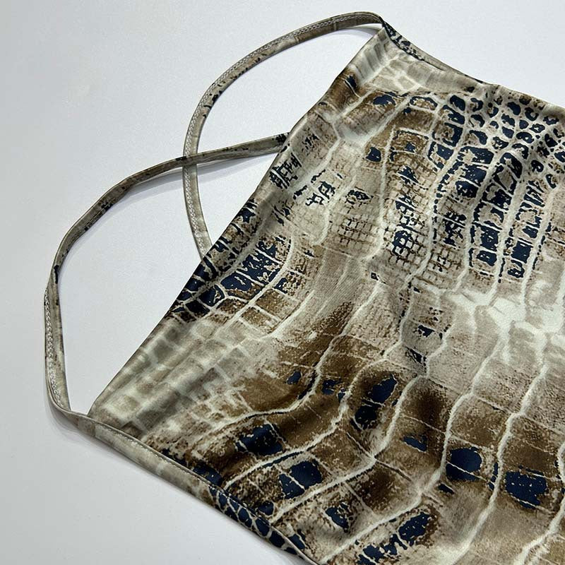 Women Summer Sexy Backless Suspender Sleeveless V-Neck Maxi Dress 12