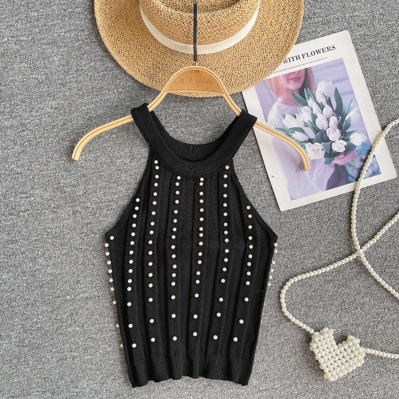 Women Sexy Off-Shoulder Halter Neck Camisole 5