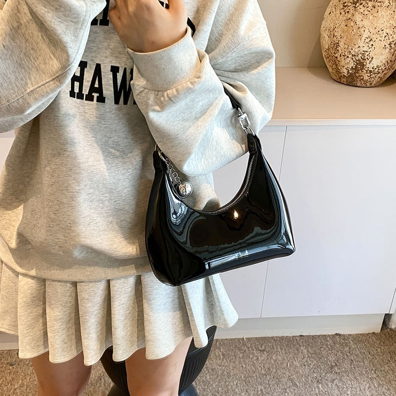 Women Pu-Leather bell shoulder crossbody bag 3