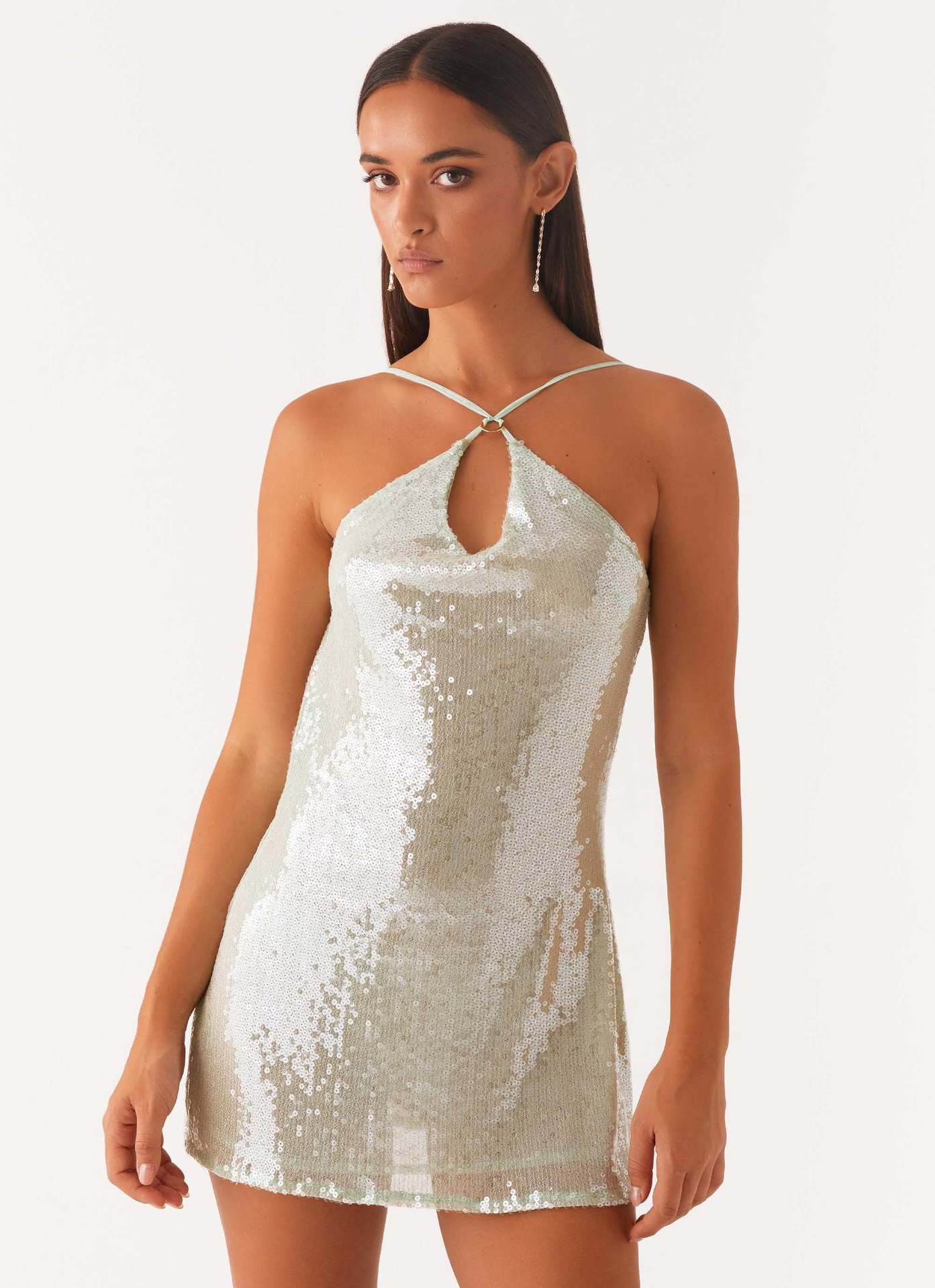 Women Backless Halter Neck sleeveless sexy bodycon dress 20