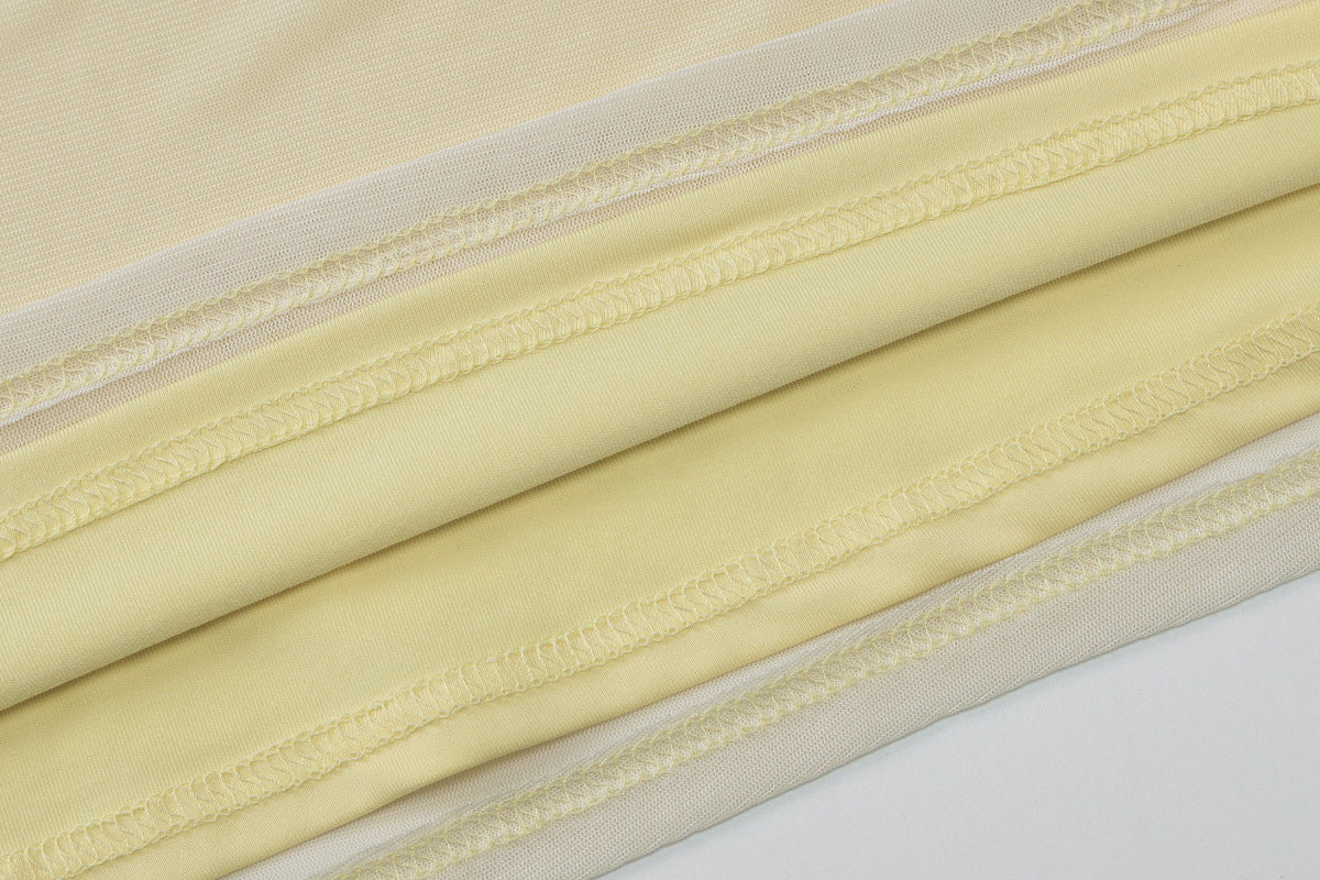 Women Solid Suspender Hollow Cut Out Waist Dress 17