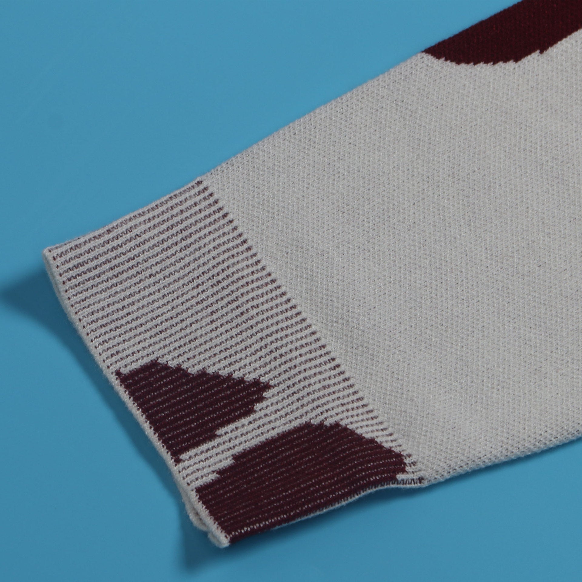 Sexy Leaf V-Neck Pullover Long-Sleeved Sweater Two-Piece Set 35