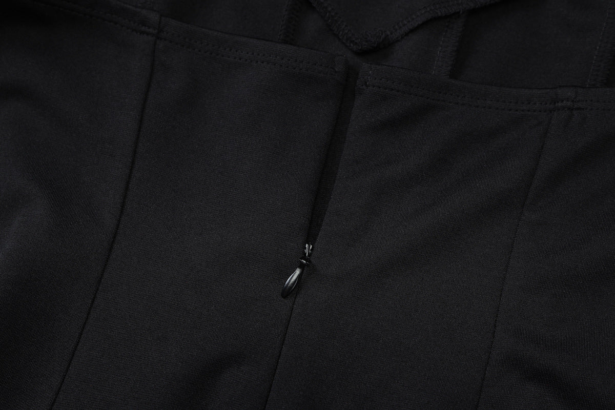 Women's Summer Fashion Chic Halter Neck Low Back Slim Waist Slim Fit Dress 14