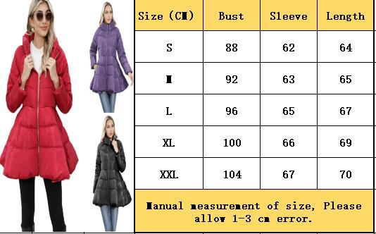Winter Padded Coat Slim Stand Collar Women's Maxi Slim Waist Down Jacket 9