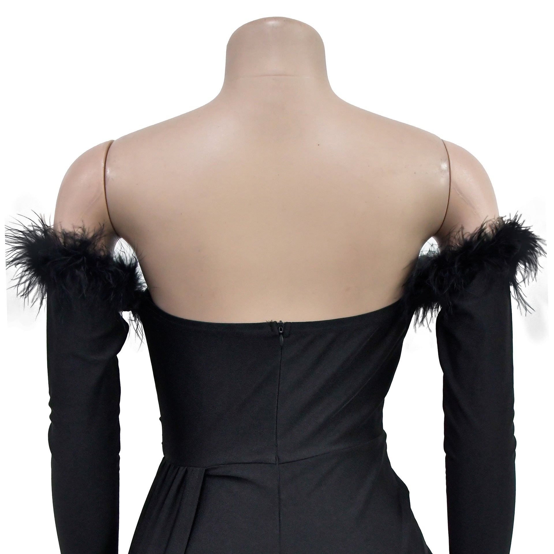 Fashion Women's Solid Color Pleated Low Back Slit Maxi Dress 34