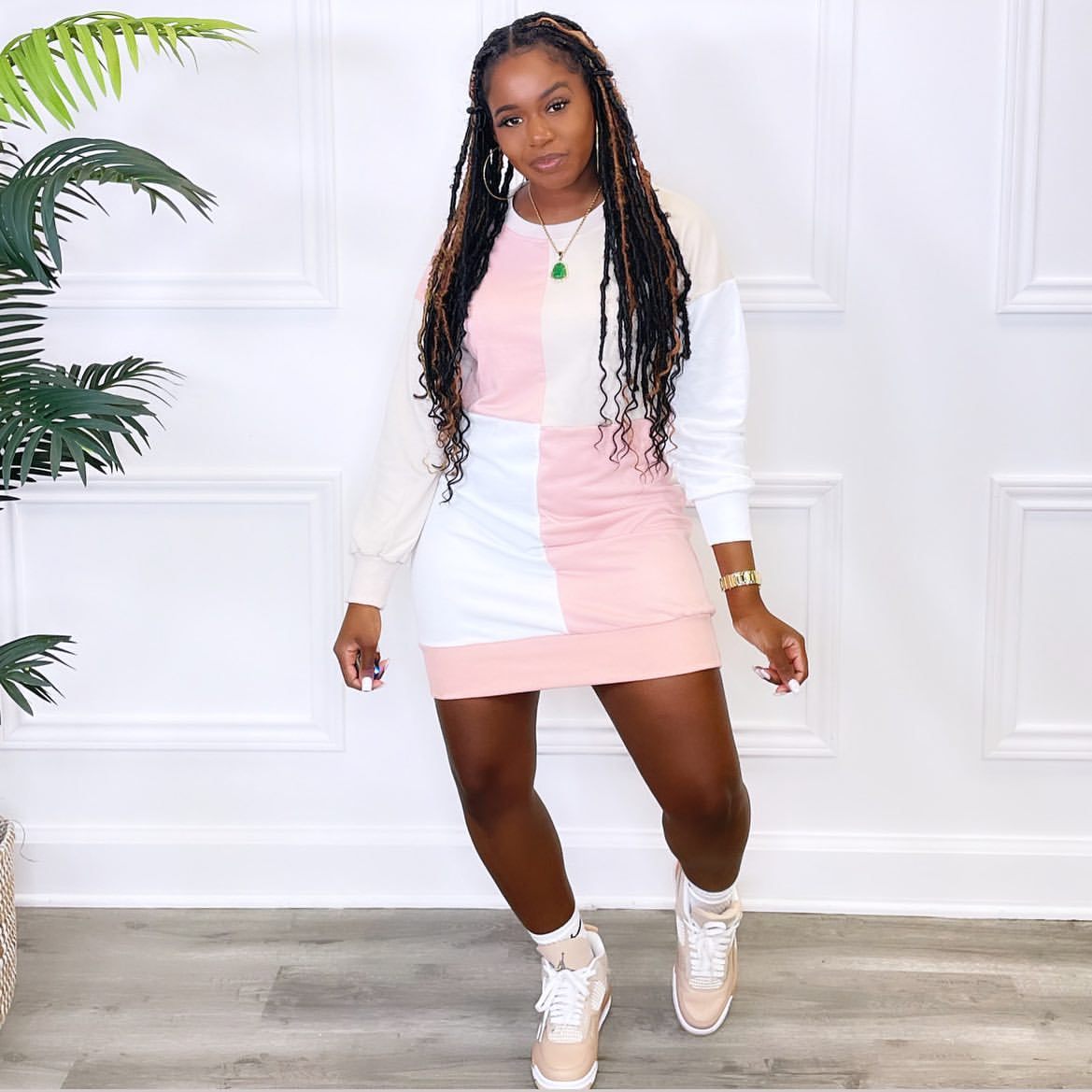 Fall Women Print Sexy Dress 3