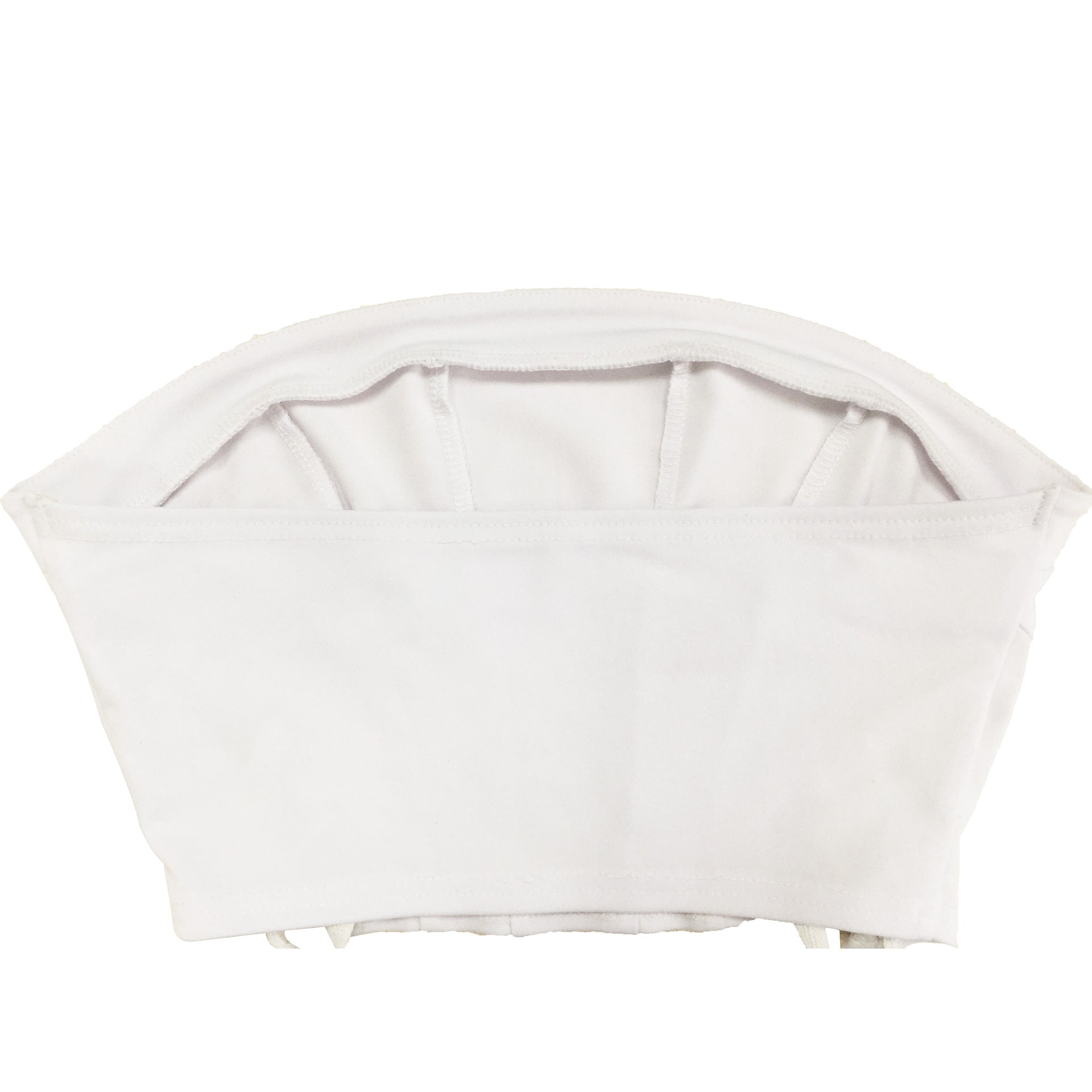 Ladies Solid Color Rope Zipper Sleeveless Skirt Two-Piece Set 18