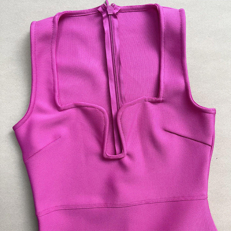 Women Sexy Irregular Bandage Dresses 9