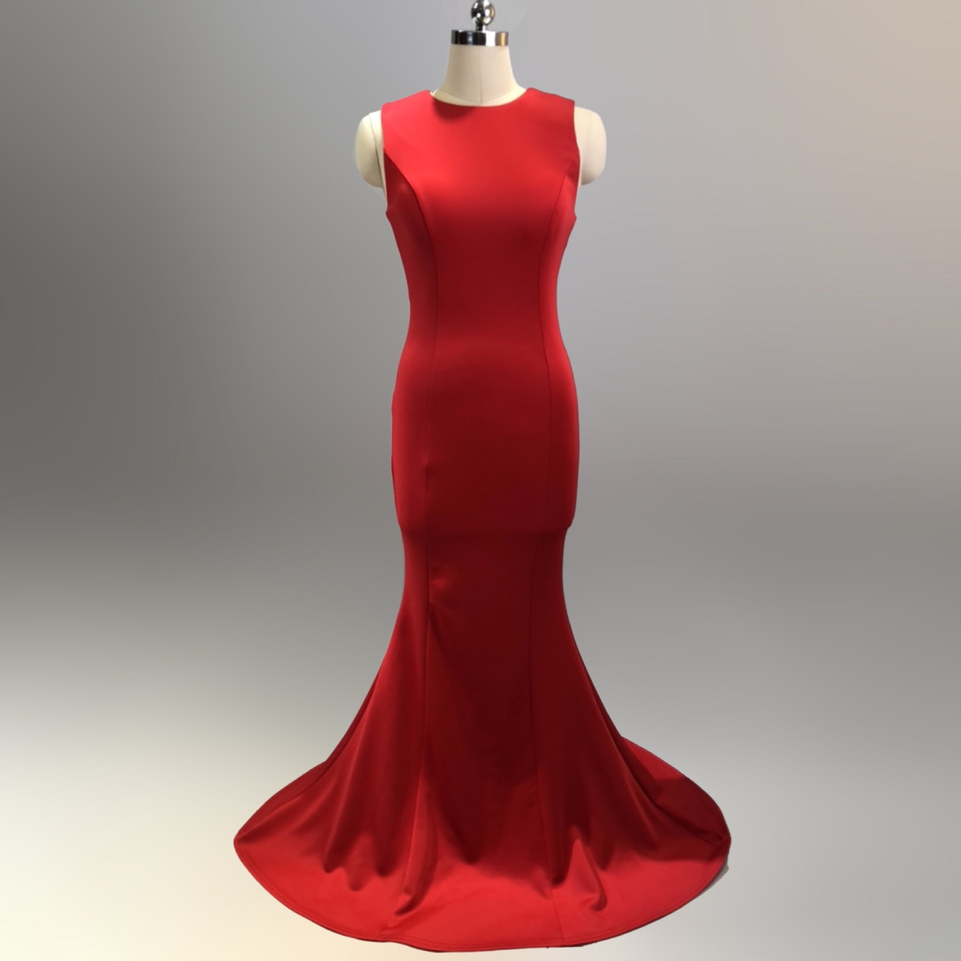 Bridal Wedding Long Formal Party Elegant Fishtail Engagement Evening Dress 9