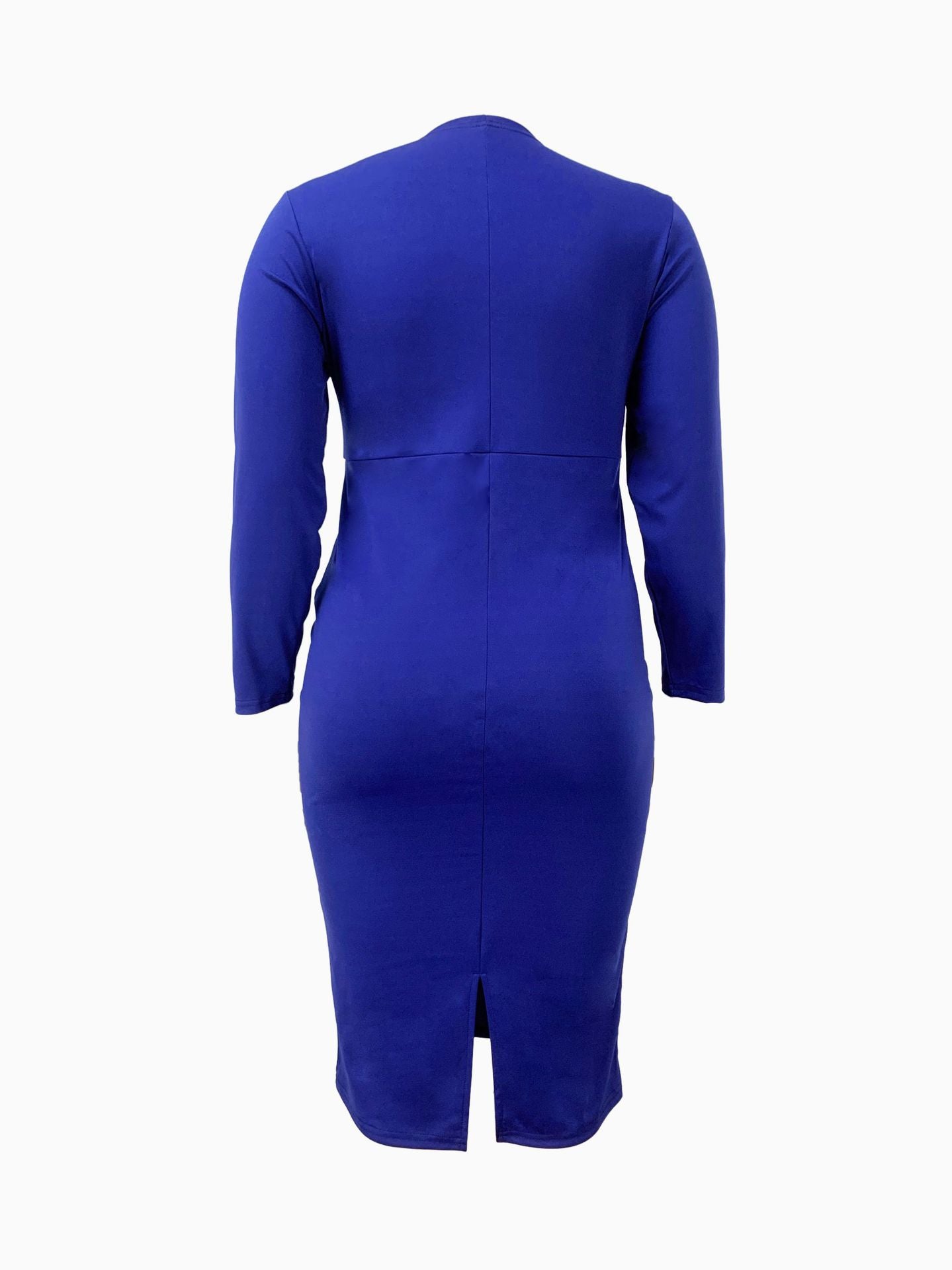 Women plus size elegant bodycon dress 5