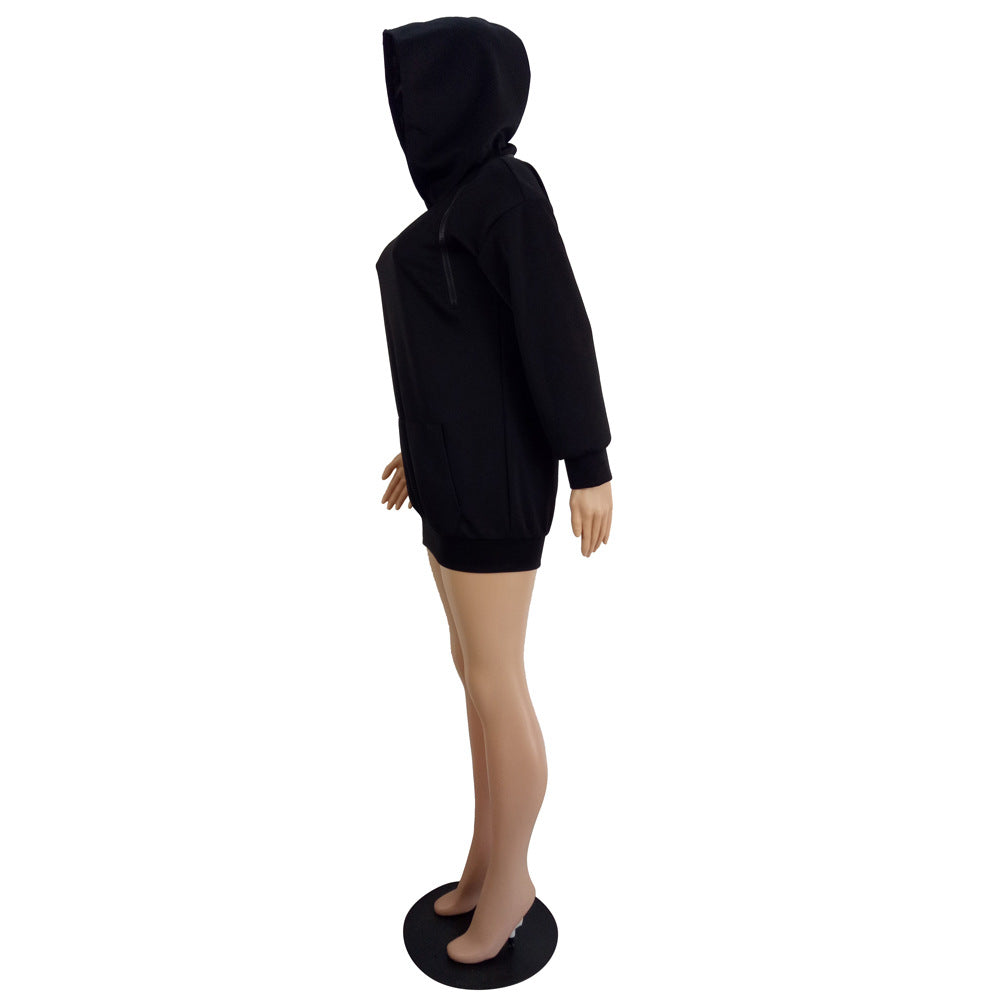 Women's Sexy Style Two-Wear Hooded Dress 18