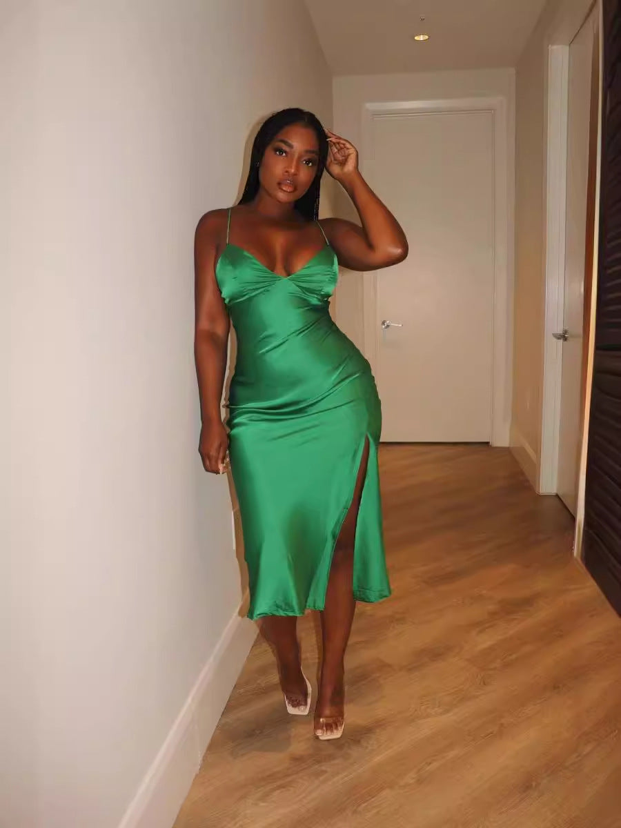 Women Casual Slit Dress 6