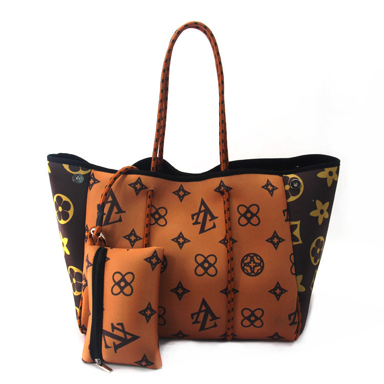 Diving Material Tote Crossbody Shoulder Bag Outdoor Casual Large Capacity Beach Handbag 19