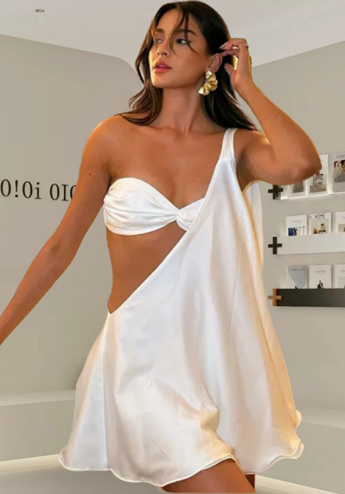 Spring Summer Women's Sexy Slash Shoulder Formal Party Evening Dress