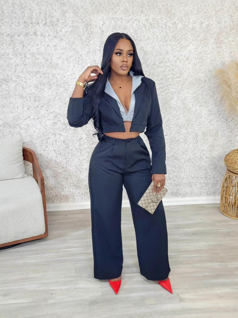 Women Patchwork Hoodie 5