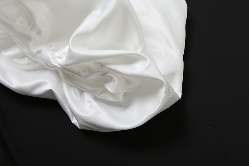 Women autumn sexy Patchwork Lace Halter Neck sexy short skirt 10