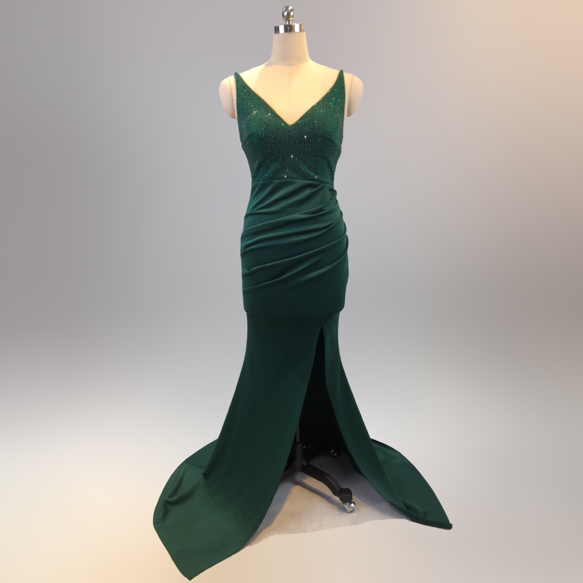 Dinner party dress sexy fashion long fishtail Slim Fit nightclub catwalk annual meeting dress 24