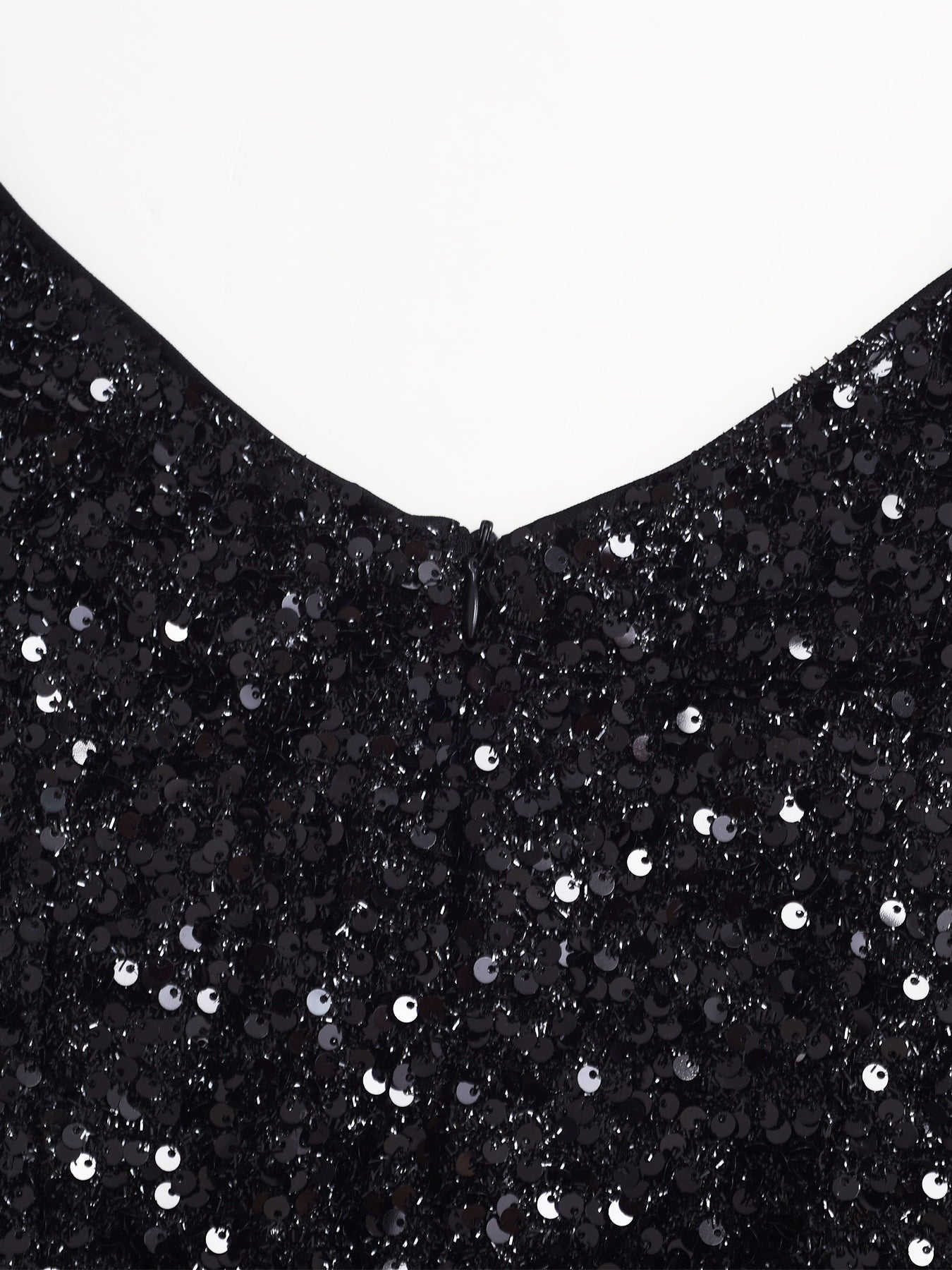 Chic Split Formal Party Long Sequin Evening Dress 18