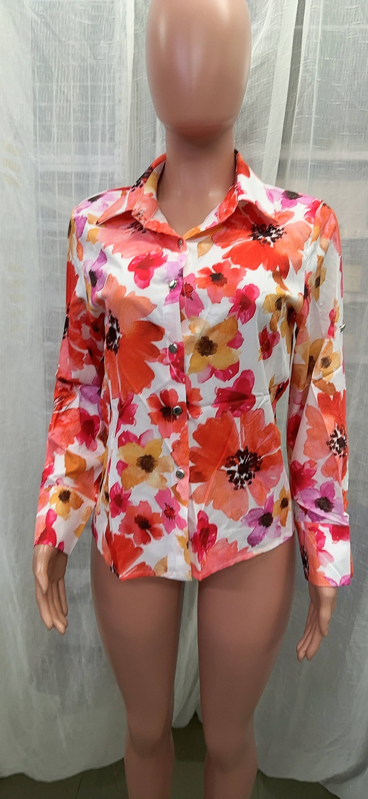 Women'S Tops Long Sleeve Printed Shirt 23