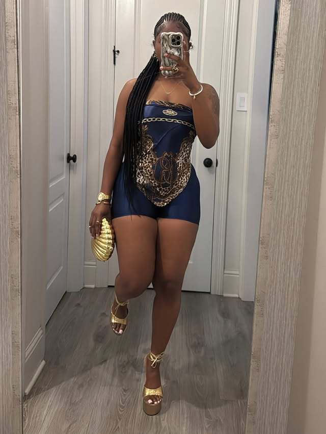 Fashion Strapless Sexy Two Piece Shorts Set 15