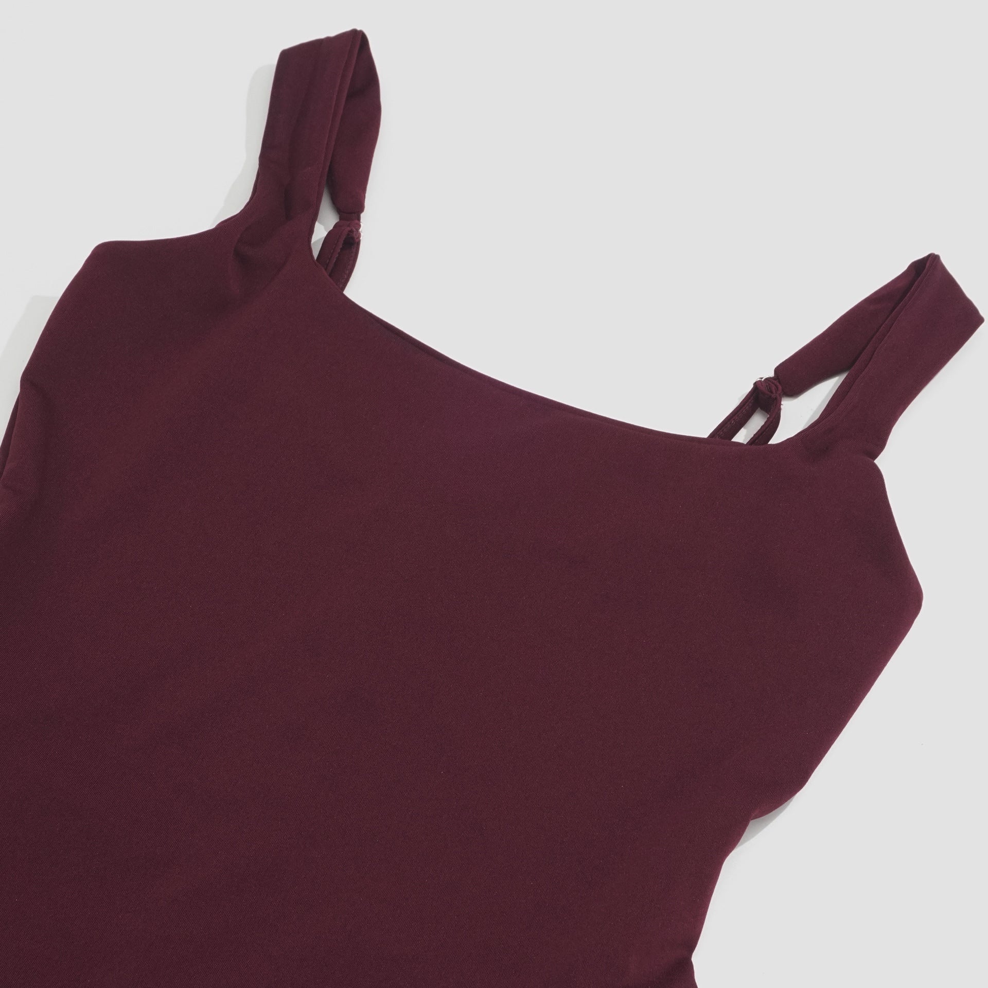 Spring Women's Square Neck Strap Retro Slim Midi Dress 10