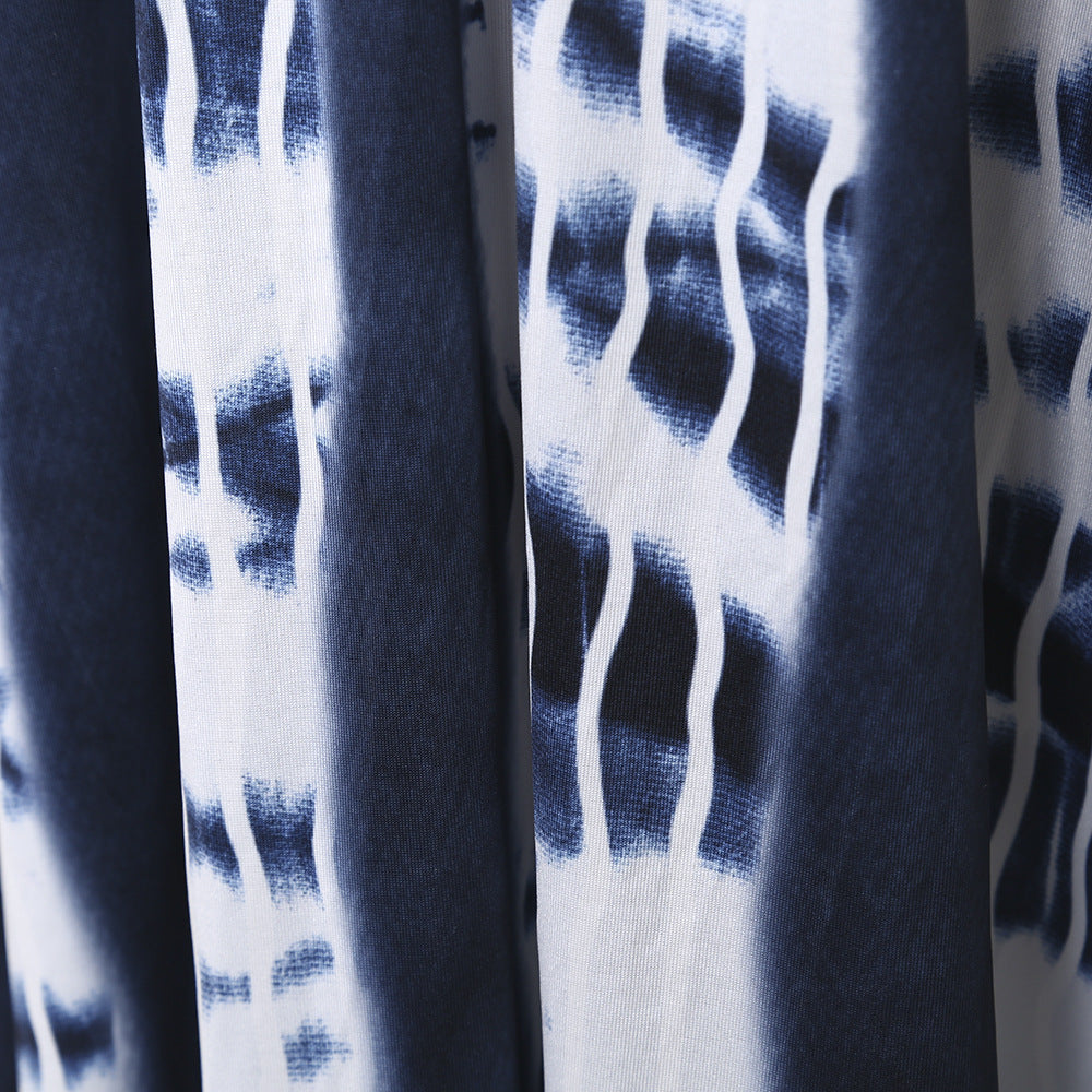 Women's Print Halter Neck Backless Maxi Dress 16