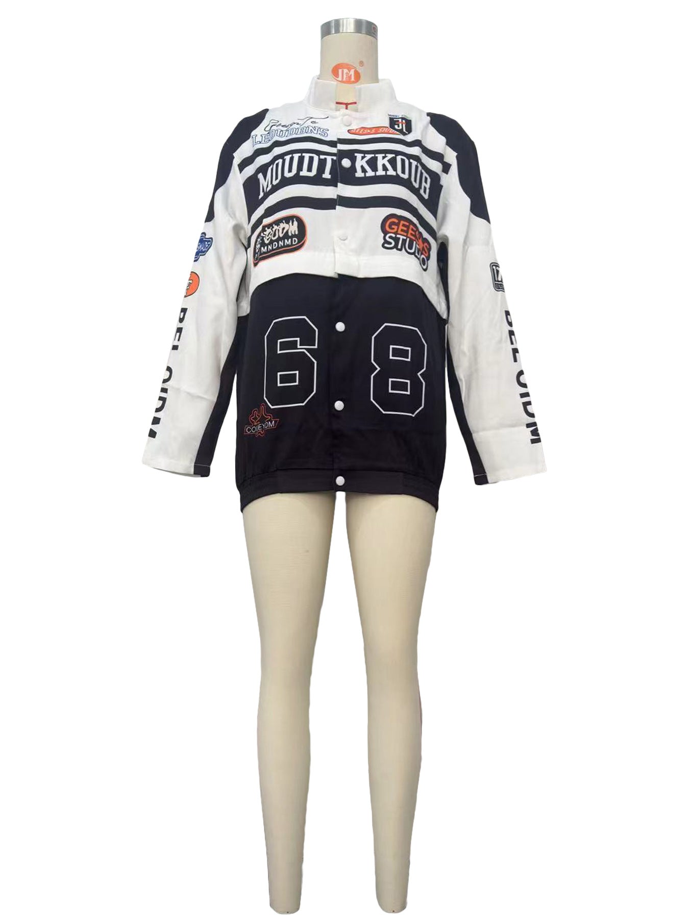 Women Detachable Print Jacket 38