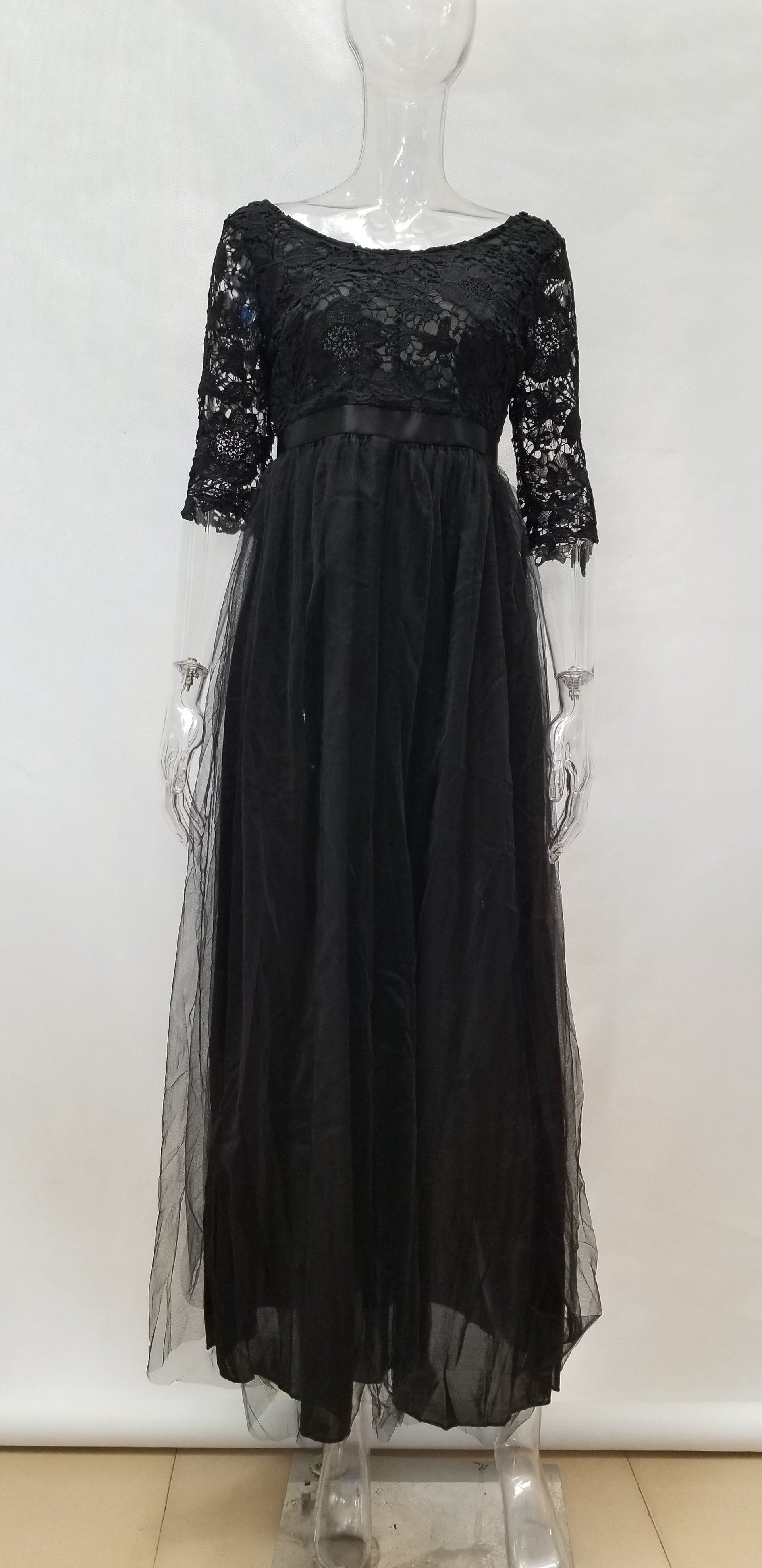 Women chiffon Maxi evening dress 18