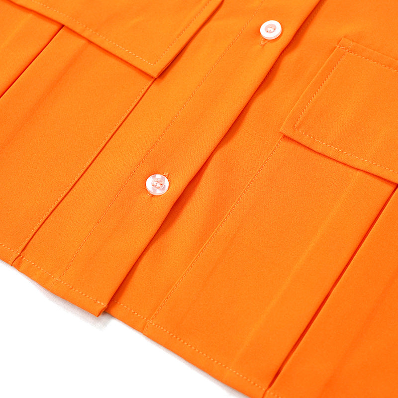 Fall Casual Pocket Short-Sleeve Shirt 6