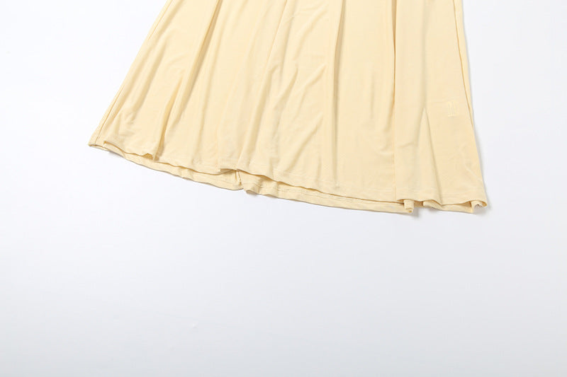 Autumn Women's Fashion Sexy Strapless Crop Top Sexy Chic Long Skirt Two-Piece Set 20