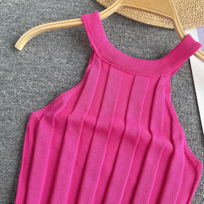 Women Sexy Off-Shoulder Halter Neck Camisole 28