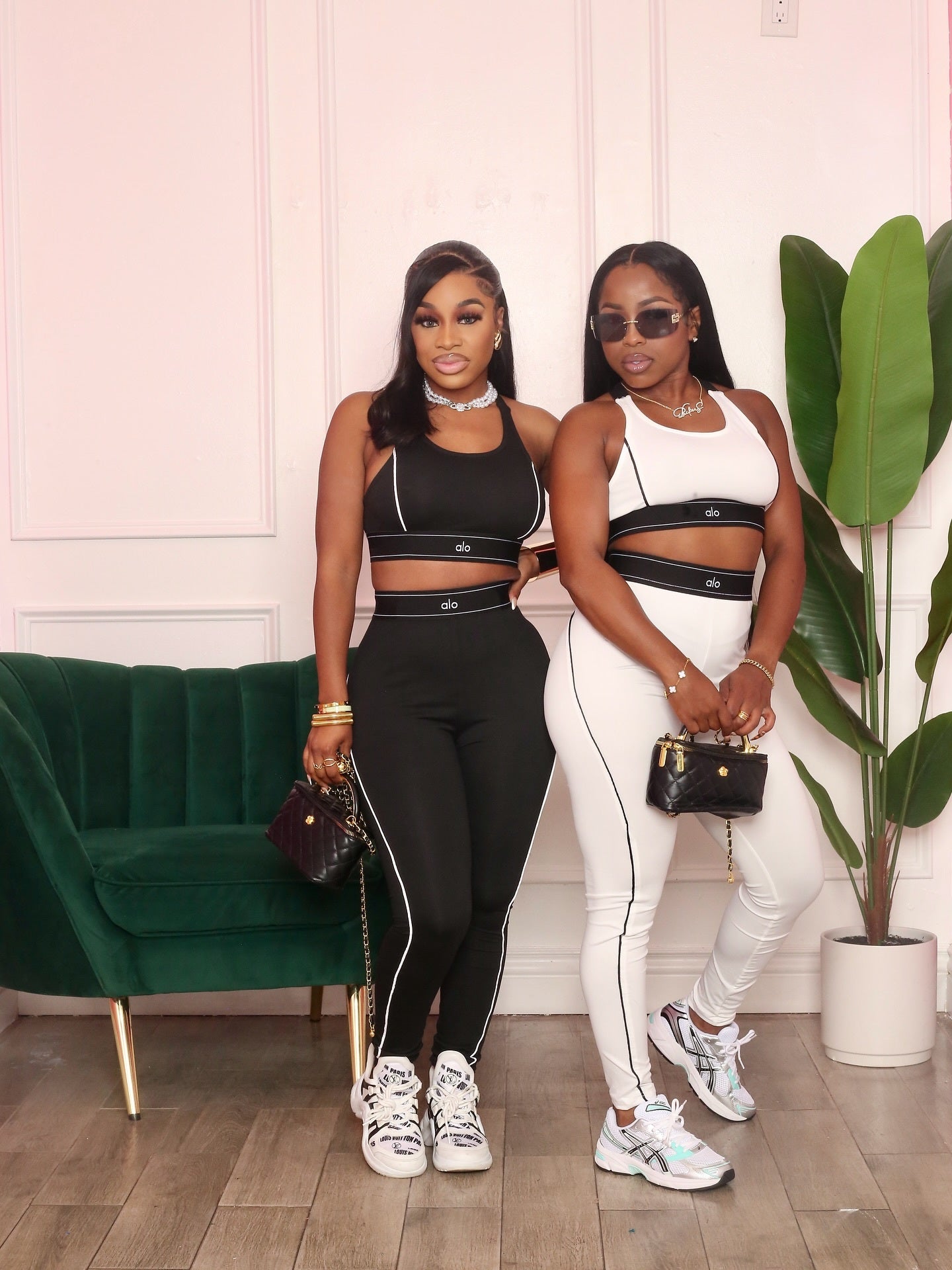 Women Sleeveless Athletic Tank Top and Pant Two-Piece Set for Fitness and Yoga 7