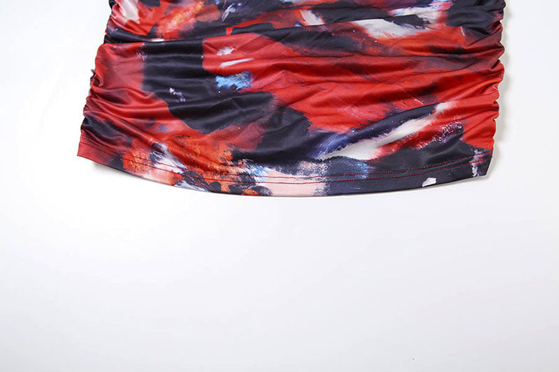 Women Spring Style Contrast Chain Sexy Cutout Halter Neck Bodycon Dress 17