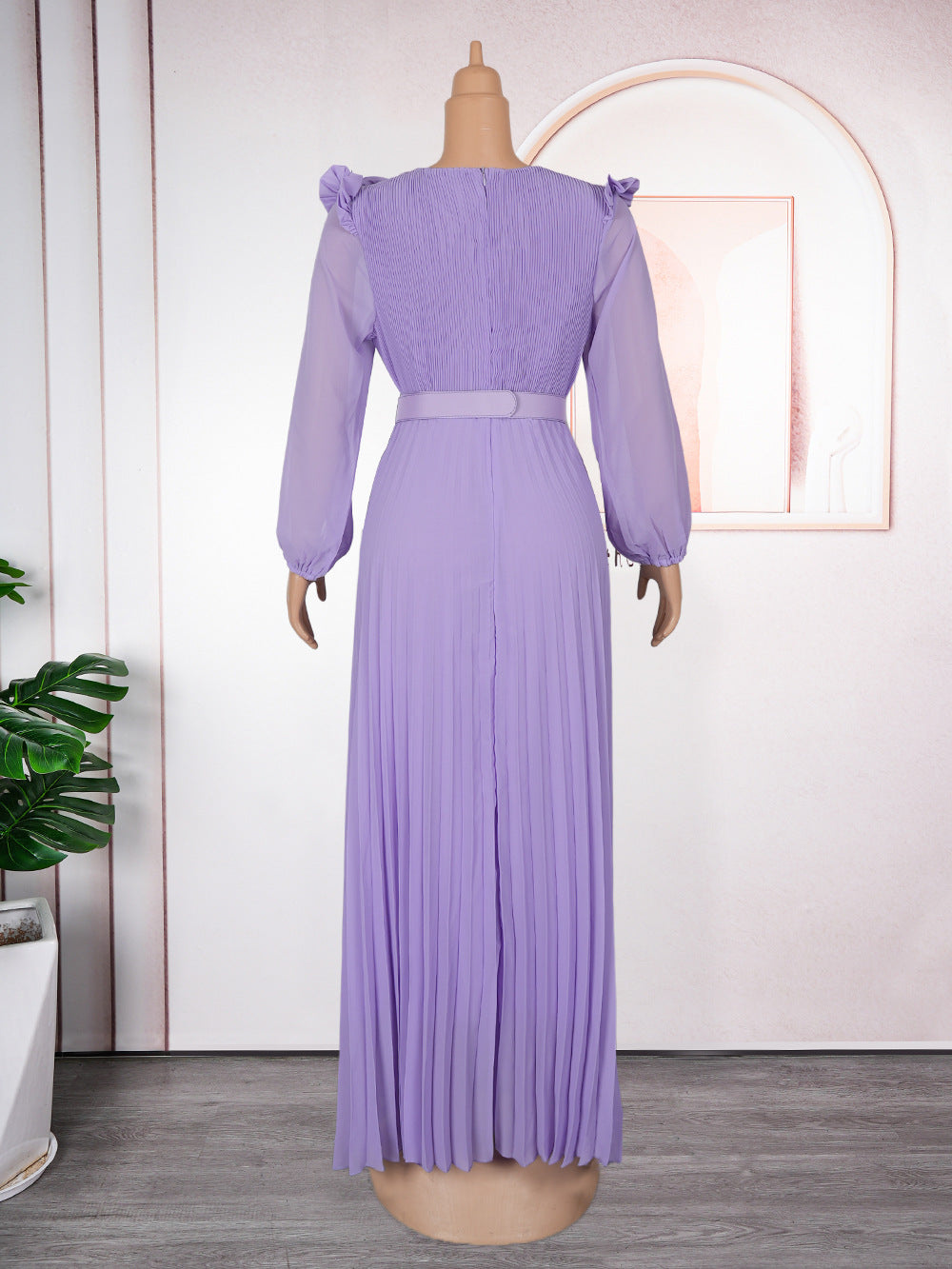 Plus Size Women Dubai Elegant Beaded African Dress 17