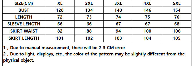 Plus Size Women Printed Long Sleeve Top + Ruched Skirt Two-Piece Set 14