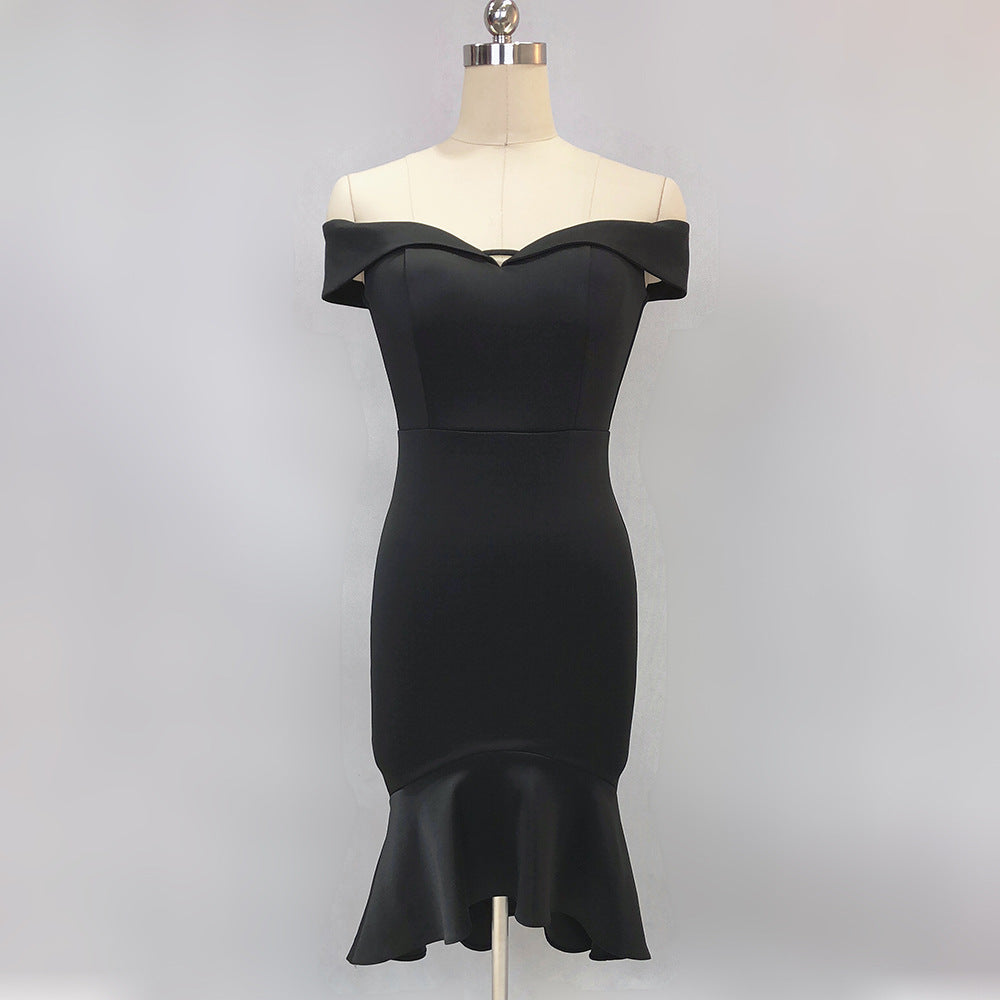 Women Spring Off Shoulder Mermaid Wedding Dress 16