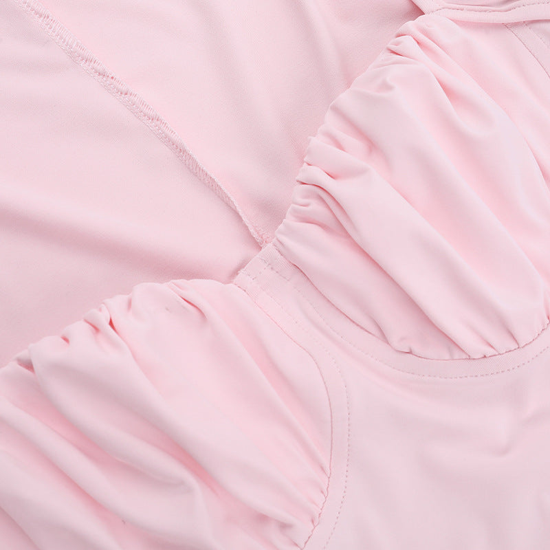 Women Sexy Casual Long-Sleeved Mini Bodycon Dress 14