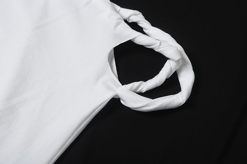 Women Summer Slash Shoulder Dress 49