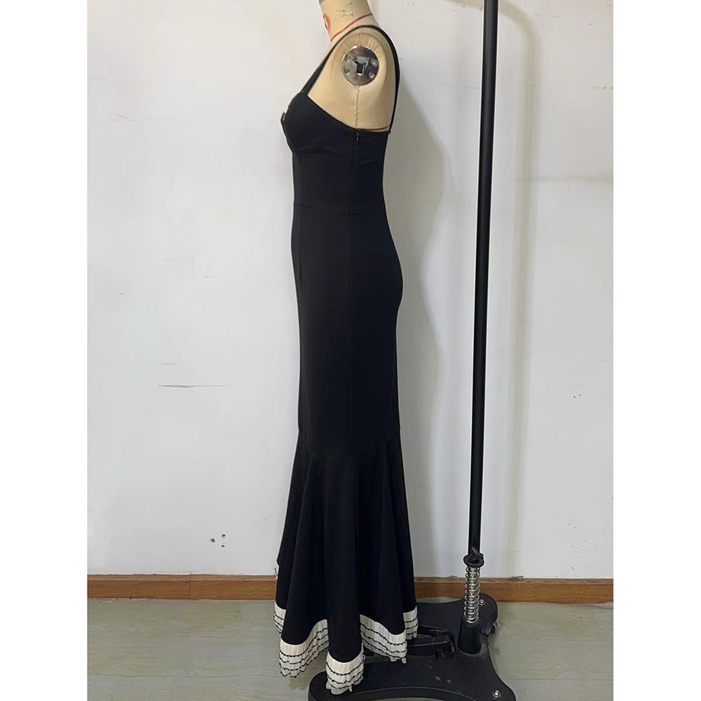 Summer Sexy Bow Strap Slim Mermaid Dress 9