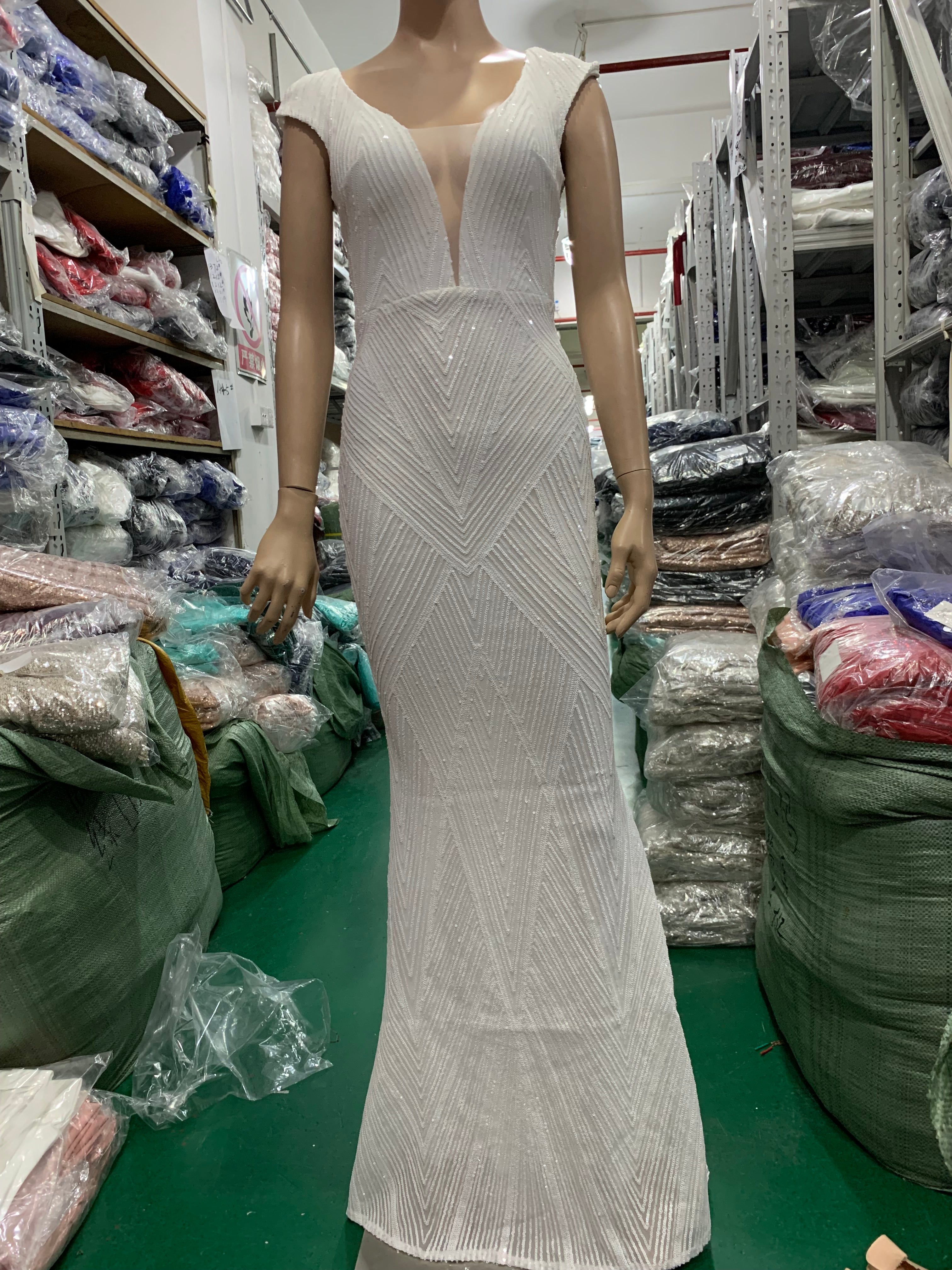 Sequin Fishtail Long Dress Elegant Formal Party Evening Dress 21