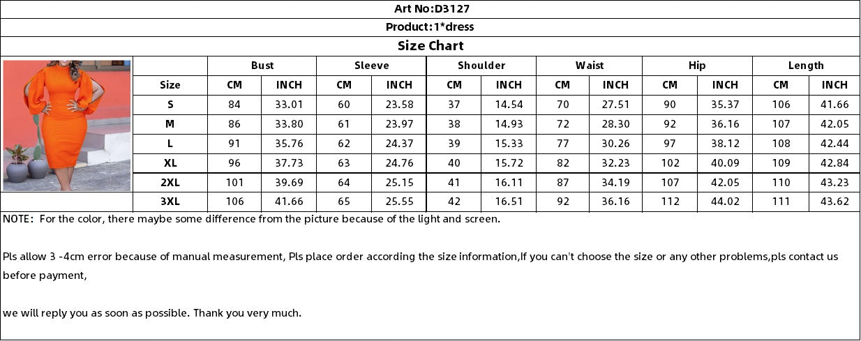 Plus Size Women Solid Color cut out sleeve bodycon Dress 9