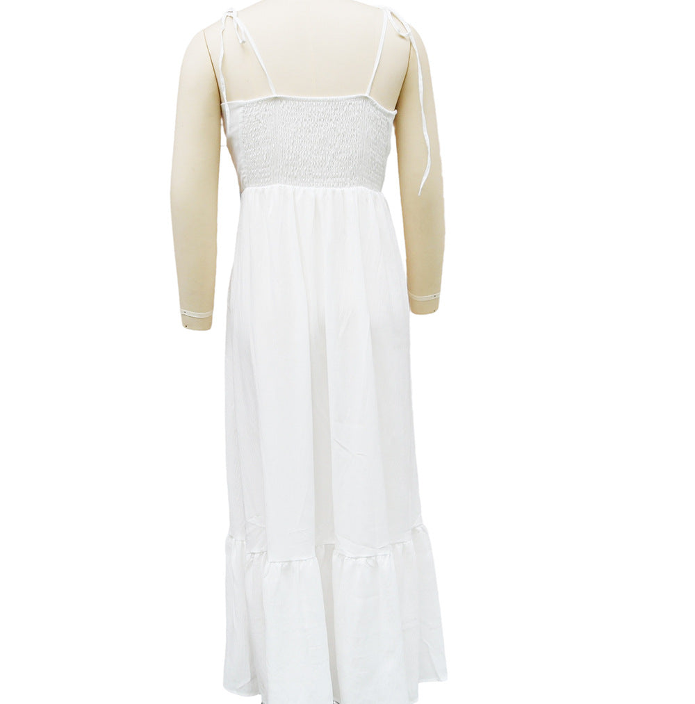 Women Summer Halter Backless Dress 12