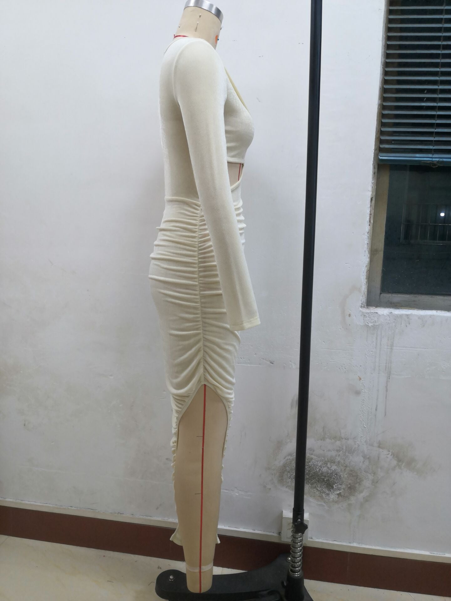 Sexy Slim Side Open Waist Nightclub Bodycon Dress 11