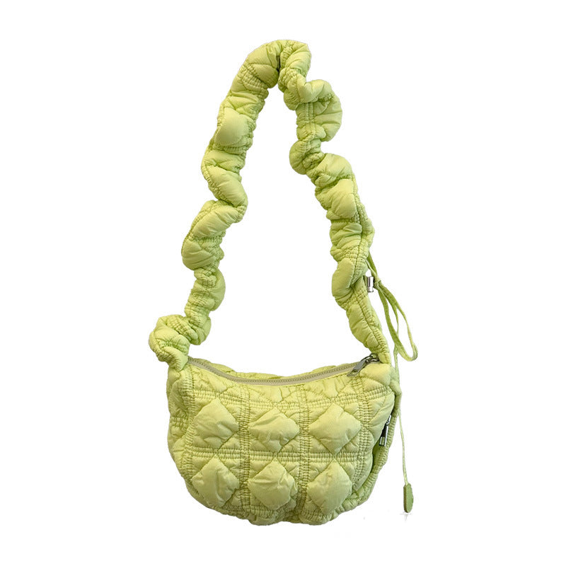 Women Pleated Cloud Casual One Shoulder Crossbody Dumpling Bag 5