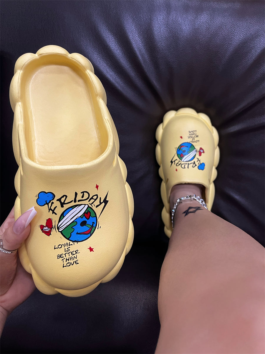 Spring And Summer Women's Shoes Sandals And Slippers Couple Eva Waterproof Women Slippers 97