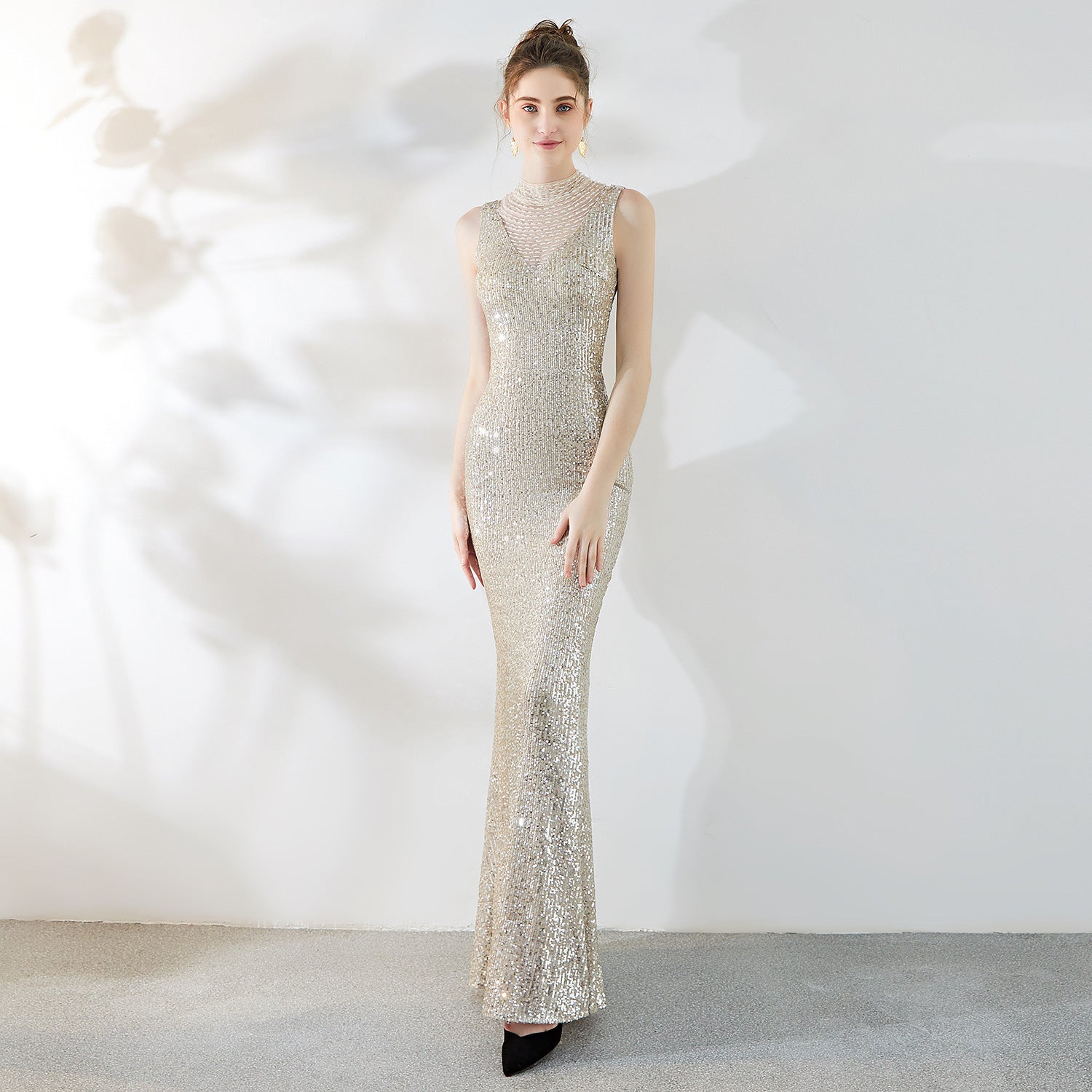 Evening Dress Formal Party Slim Fit Mermaid Annual Meeting Dress 7