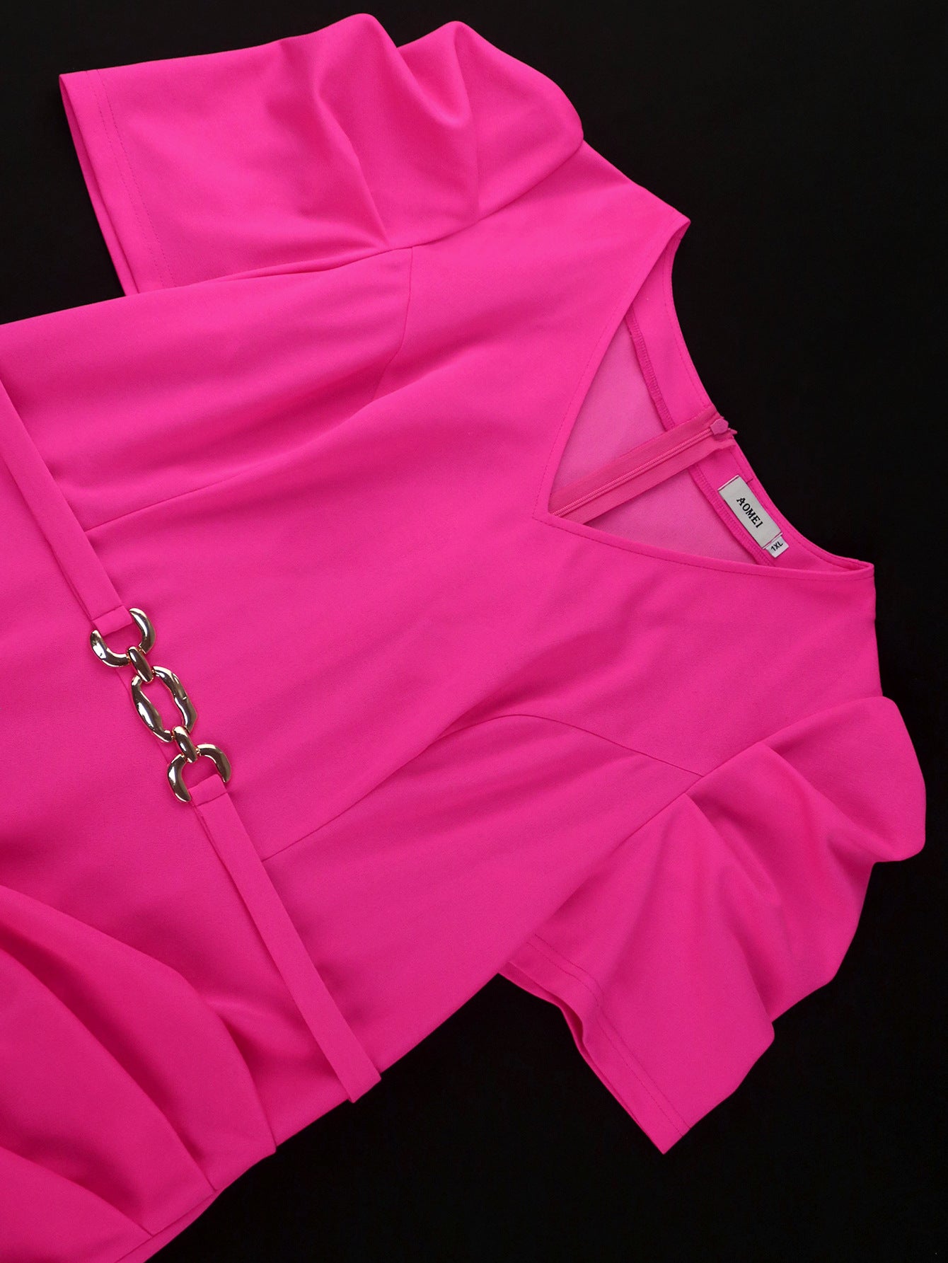 Spring And Summer Tassel Women's Half Sleeve Formal Party Dress 5